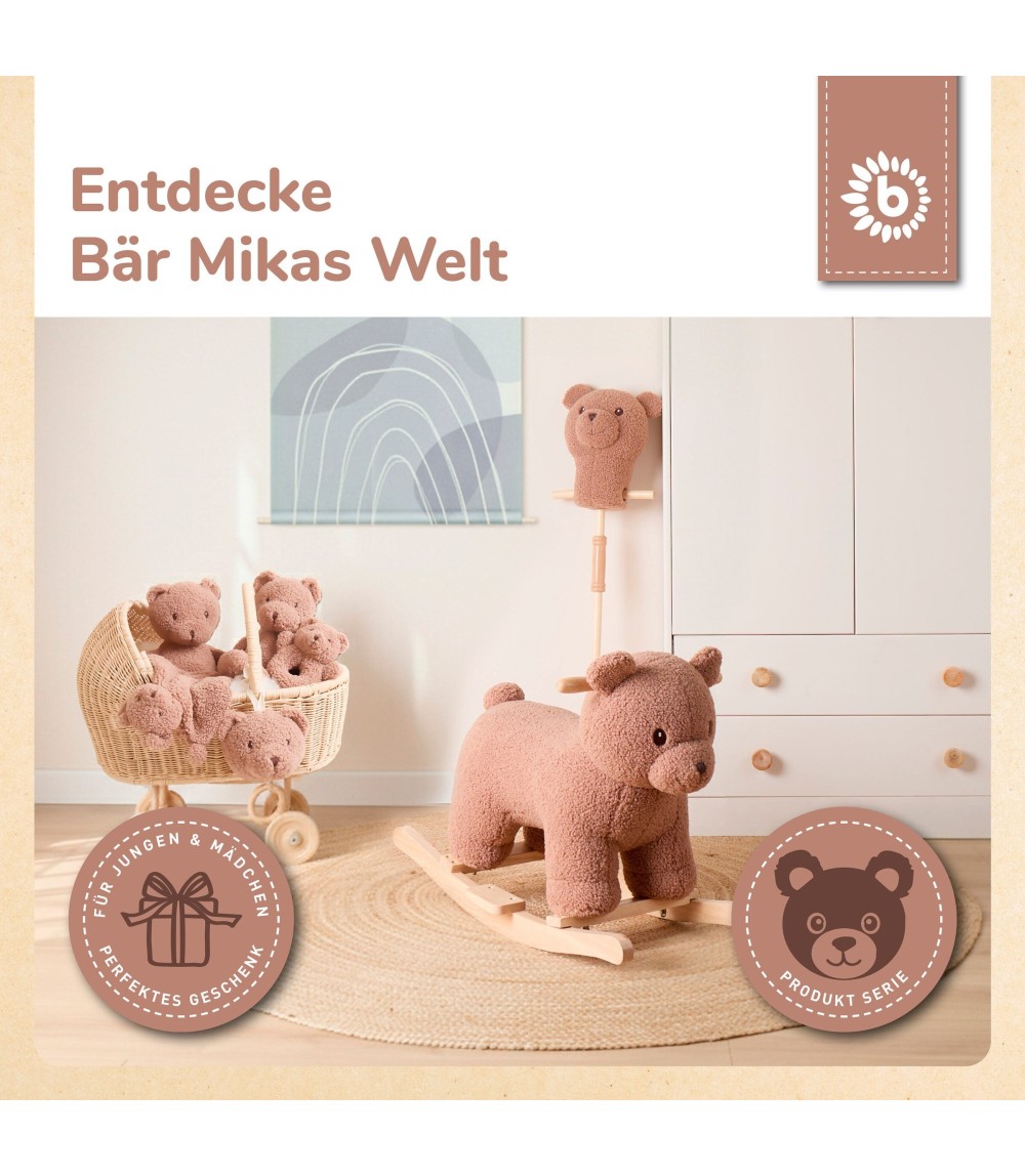 Steckenpferd Holz Bär Mika