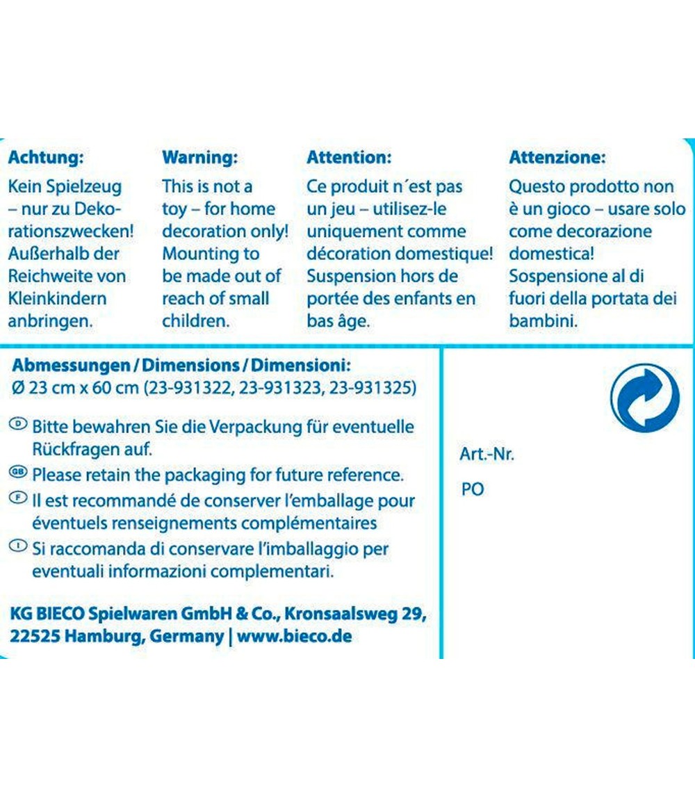 3D Baby Mobile Schaf Betty Holz - ab Geburt