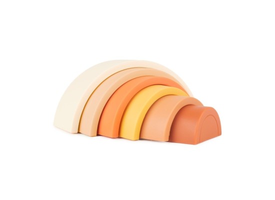 Silikon Motorikspielzeug Baby Regenbogen Chocolate Bliss