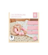 Beißring mit Silikon Perlen - ab Geburt