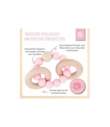 Beißring mit Silikon Perlen - ab Geburt