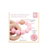 Beißring mit Silikon Perlen - ab Geburt