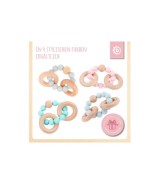 Beißring mit Silikon Perlen - ab Geburt