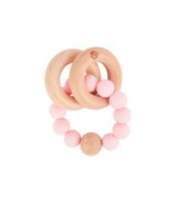 Beißring mit Silikon Perlen - ab Geburt