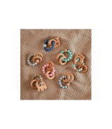 Beißring mit Silikon Perlen - ab Geburt