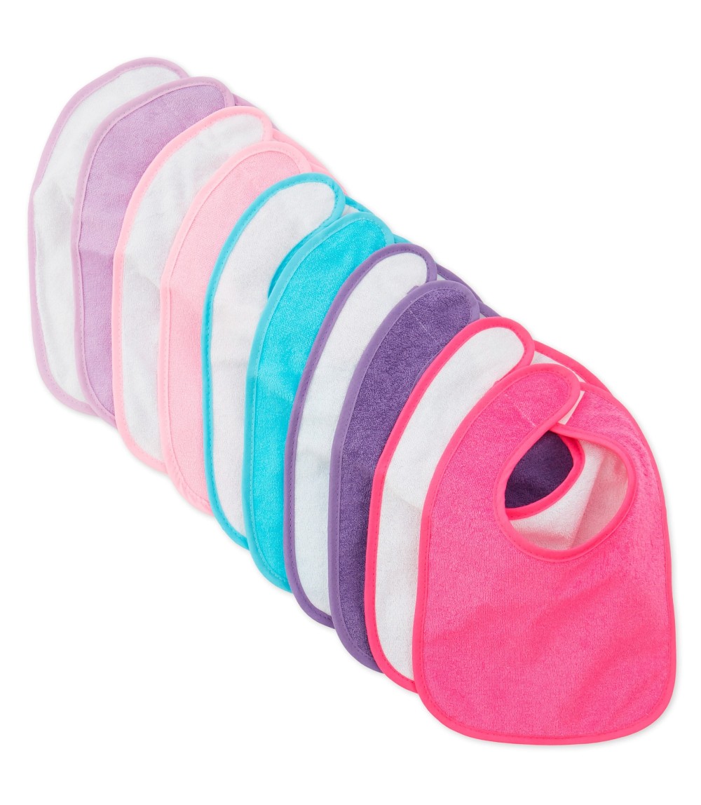 Baby Lätzchen 10er Pack abwaschbar - ab Geburt