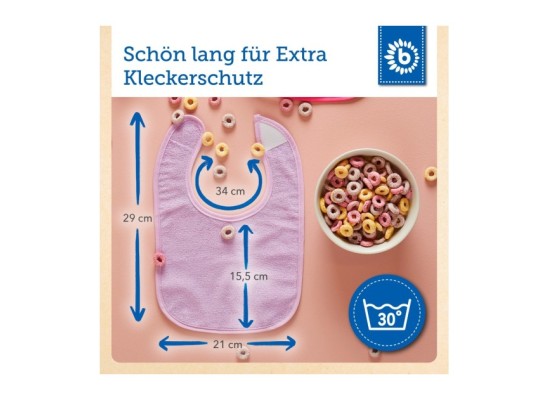 Baby Lätzchen 10er Pack abwaschbar - ab Geburt