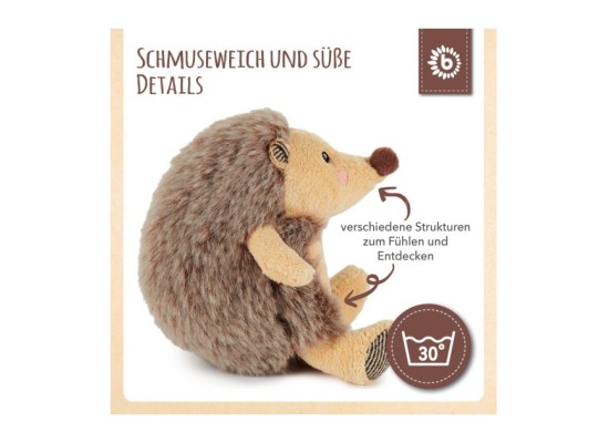 Plüsch Igel Spieltier mit Rassel - ab Geburt