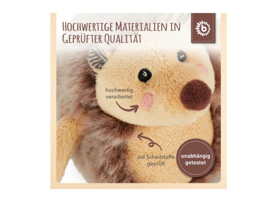 Plüsch Igel Spieltier mit Rassel - ab Geburt