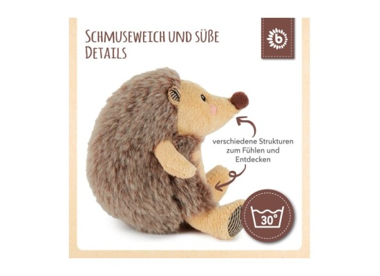 Plüsch Igel Spieltier mit Rassel - ab Geburt