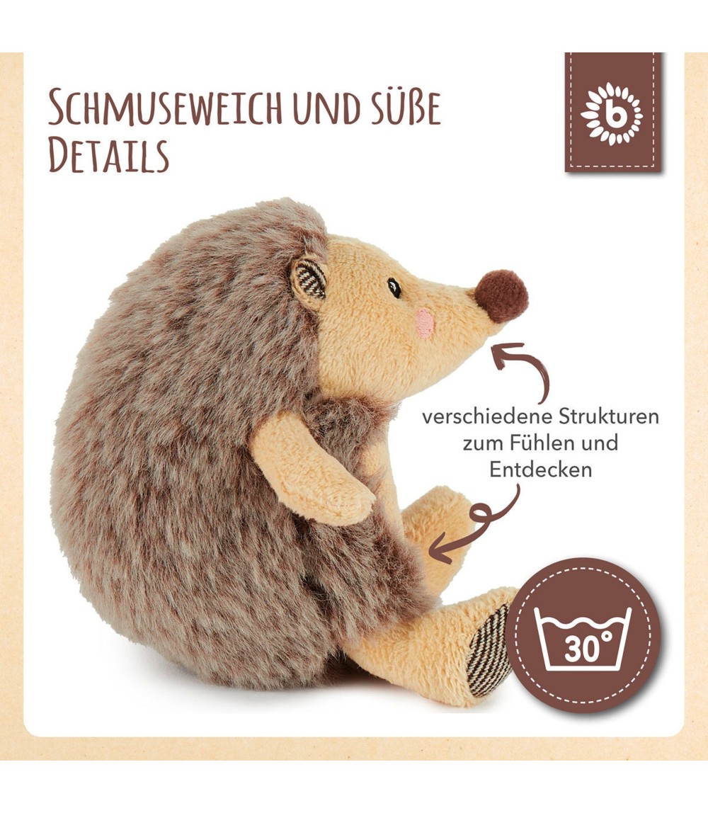 Plüsch Igel Spieltier mit Rassel - ab Geburt