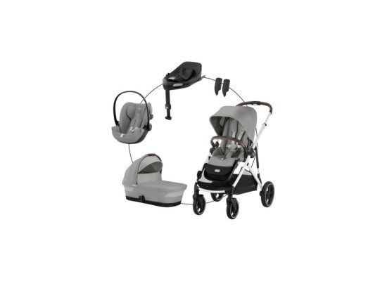 Kombikinderwagen Gazelle S Travel-Set inkl. Babyschale Cloud G i-Size und Isofix-Basis Base G