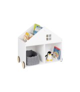 Bücherregal Haus mit Rollen
