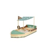 Sandkasten Schiff Jungle King mit Verdeck