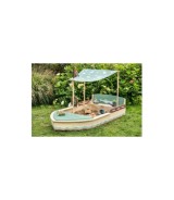 Sandkasten Schiff Jungle King mit Verdeck