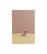 Schiebefigur Dino lila Neo