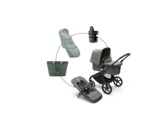 Kombikinderwagen Trio-Set inkl. Fußsack und Wickeltasche