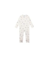 Schlafoverall mit Klappfuß Esel