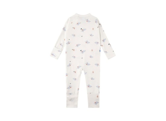 Schlafoverall mit Klappfuß Esel