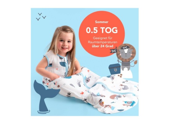 Schlafsack ohne Füßen 0.5 Tog