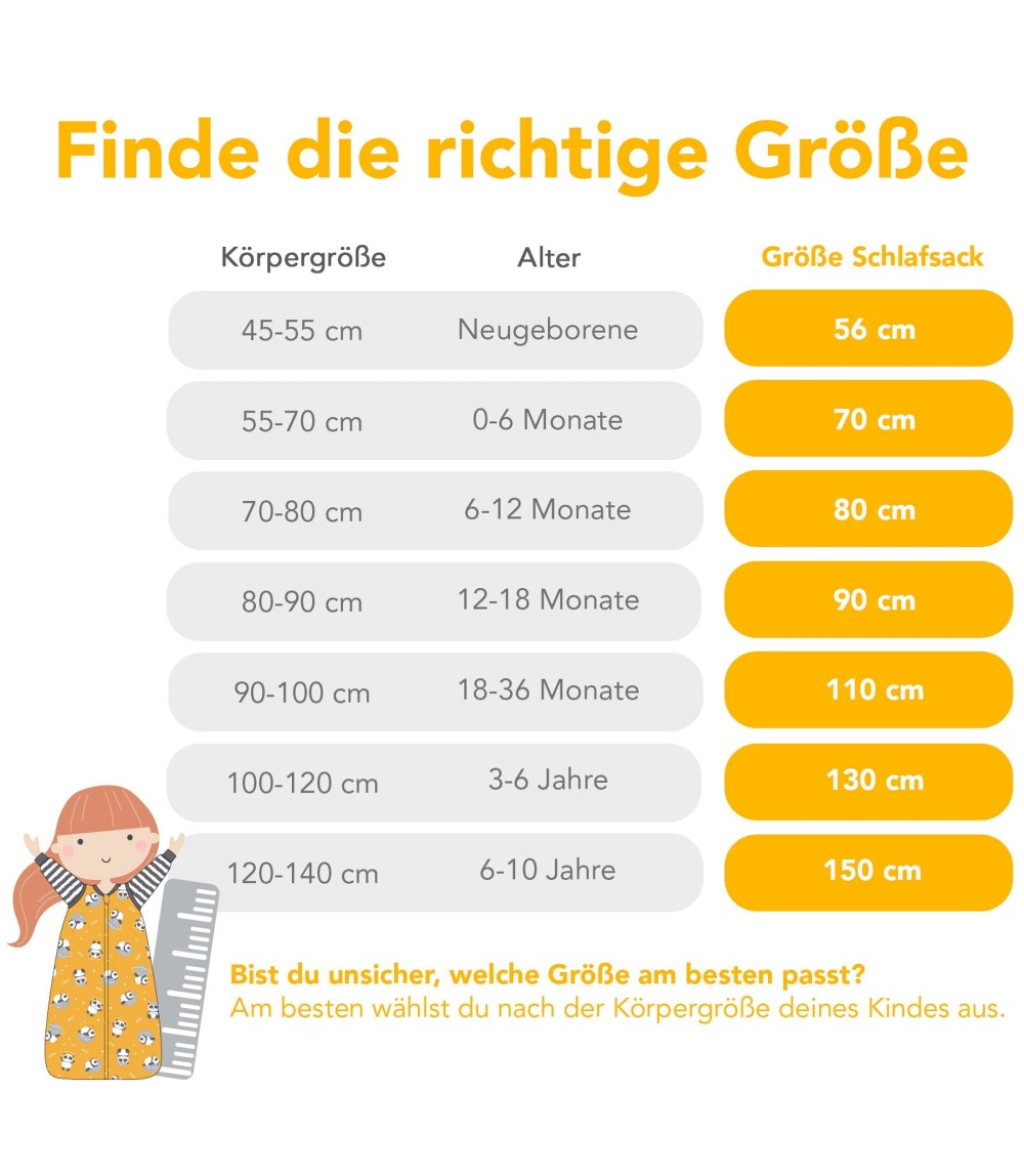 Schlafsack ohne Füßen 0.5 Tog