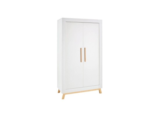 Kleiderschrank Miami white 2-türig