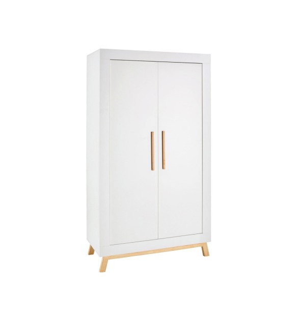 Kleiderschrank Miami white 2-türig