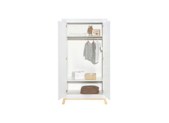 Kleiderschrank Miami white 2-türig