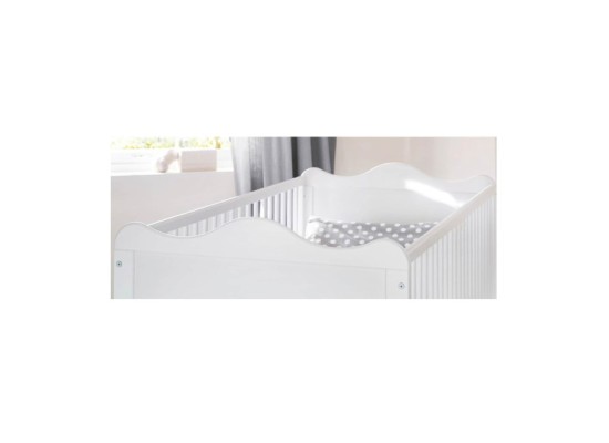 2-tlg. Babyzimmer Florentina extrabreit, inkl. extrabreitem Regalaufsa