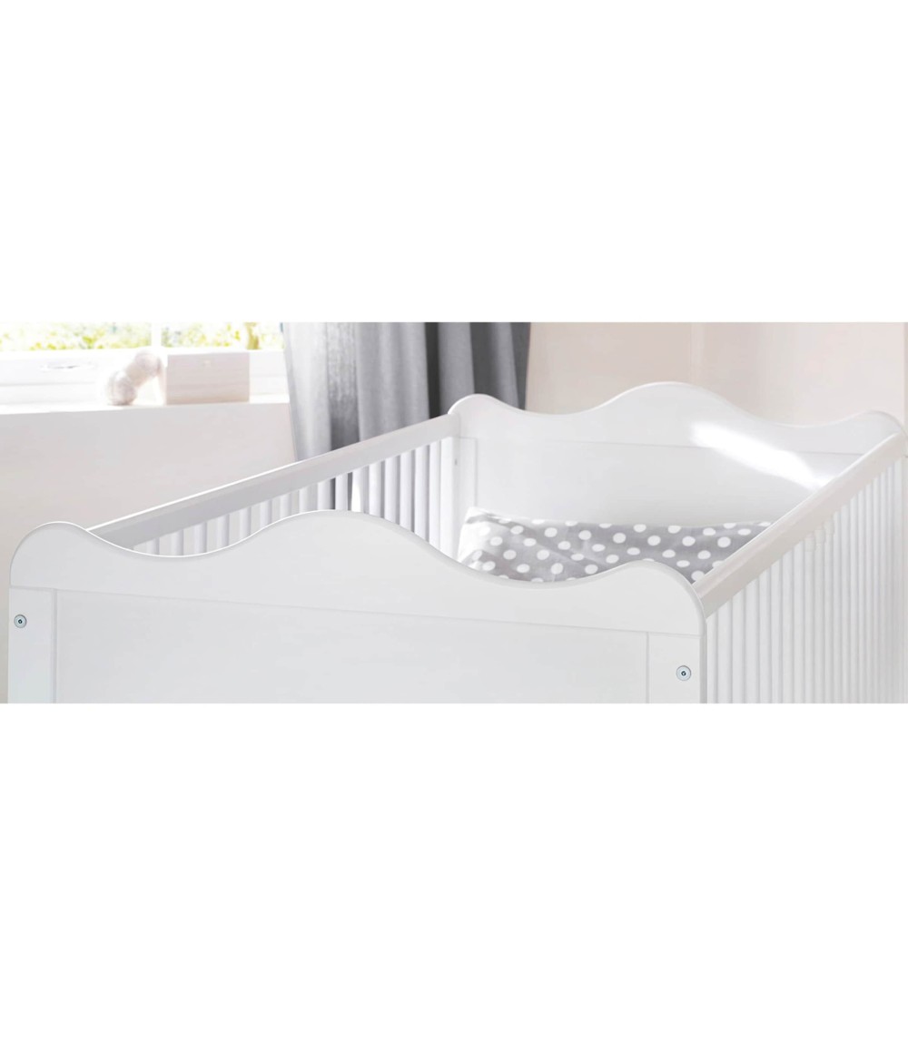 2-tlg. Babyzimmer Florentina extrabreit, inkl. extrabreitem Regalaufsa