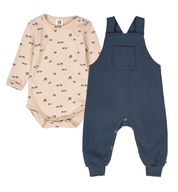 Set aus Langarmbody und Babyhose