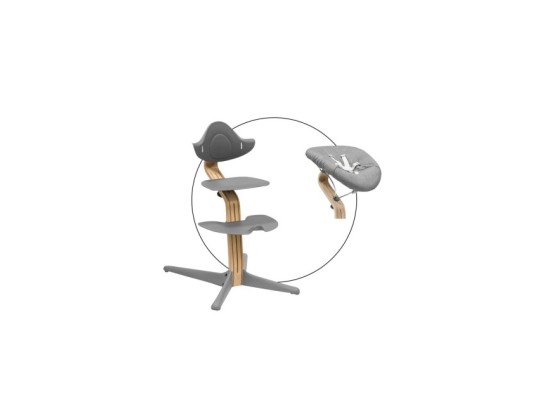 Bundle Hochstuhl Eiche inkl. Newbornset