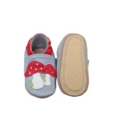 Kitaschuhe Pilz grau