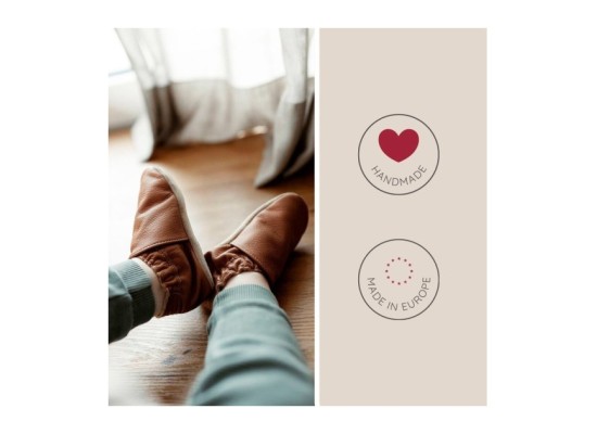 Kitaschuhe Pilz grau