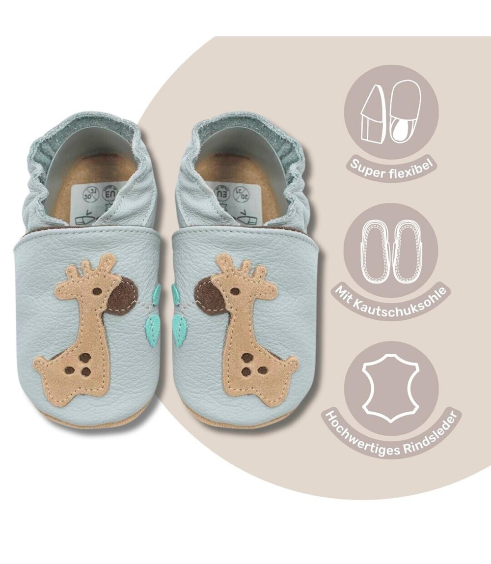 Kitaschuhe Pilz grau