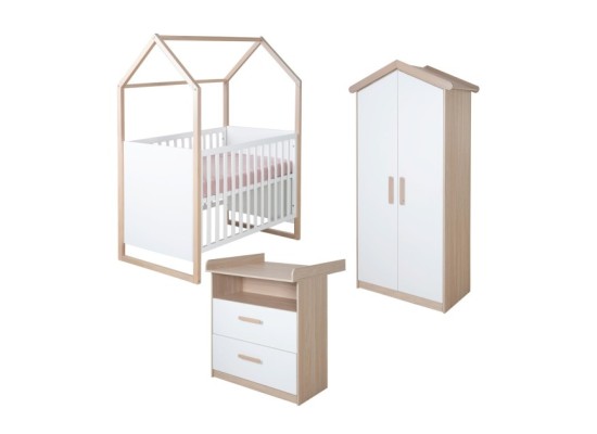 3-tlg. Babyzimmer Cabane