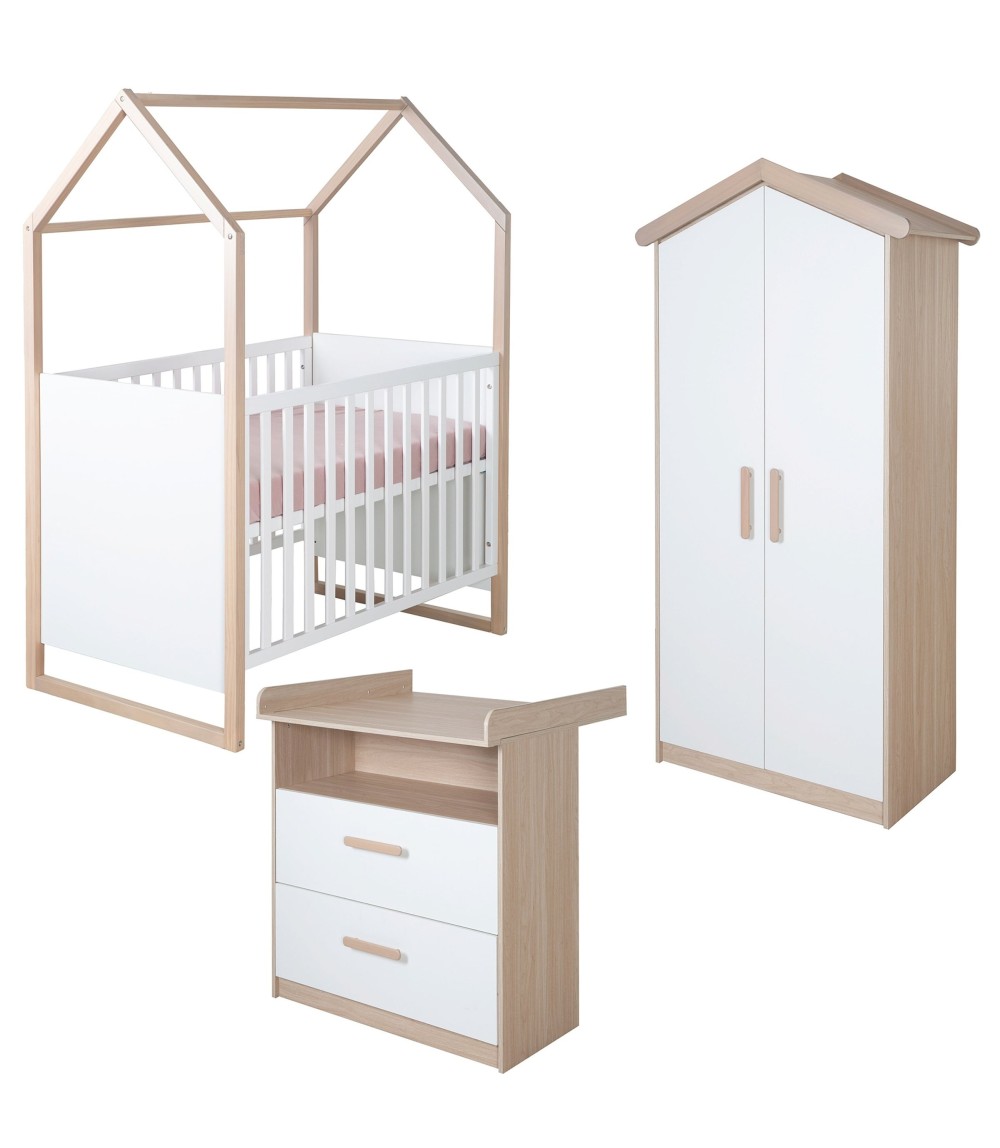 3-tlg. Babyzimmer Cabane