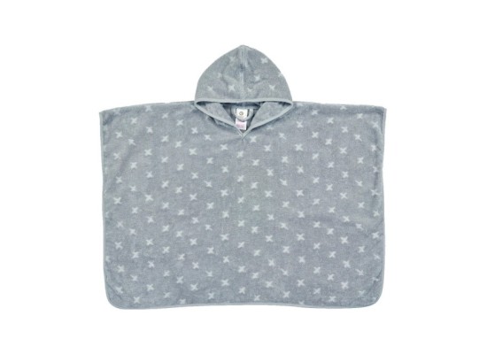 Frottee-Poncho
