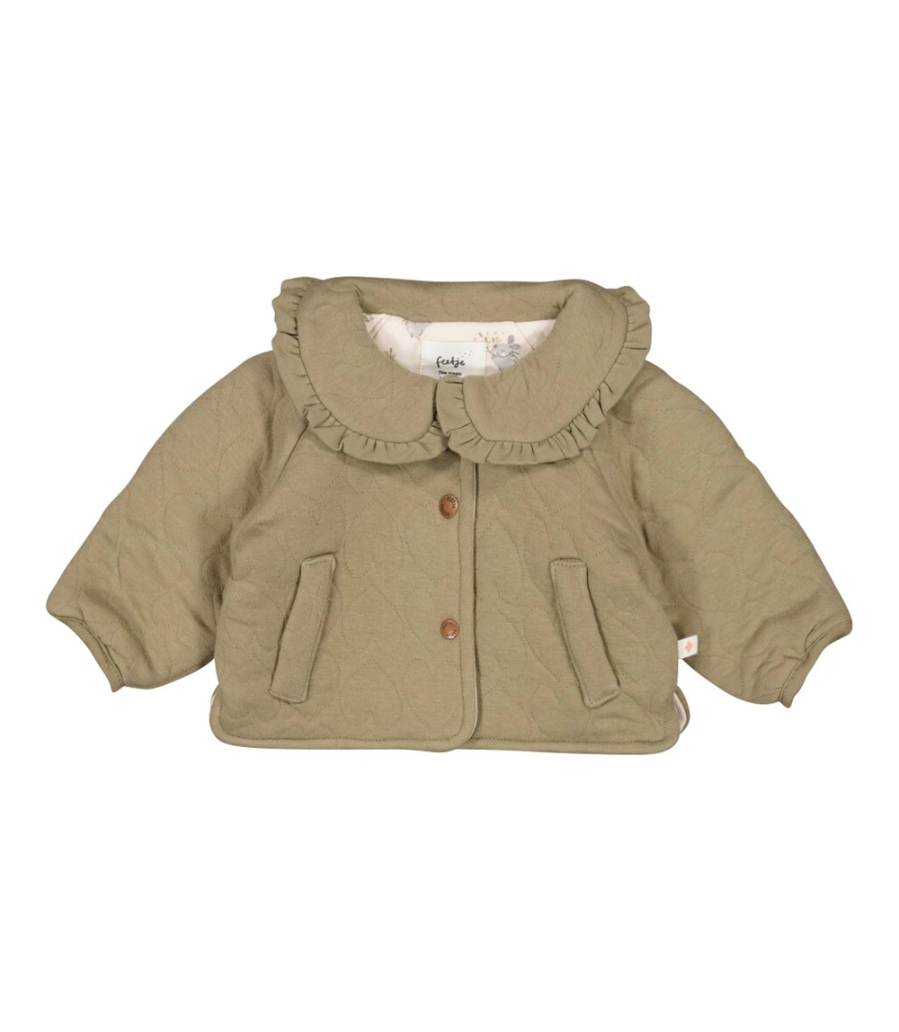 Jacke mit Bubikragen Herzen gequiltet