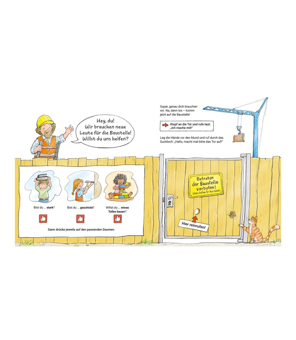 Sachbuch Mach mit - Auf der Baustelle