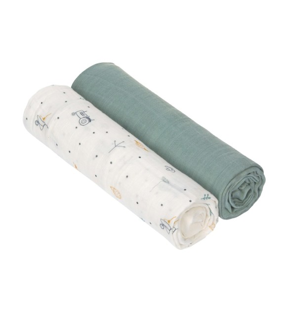 2er-Pack Mullwindeln Heavenly Soft Swaddle XL 120x120 cm