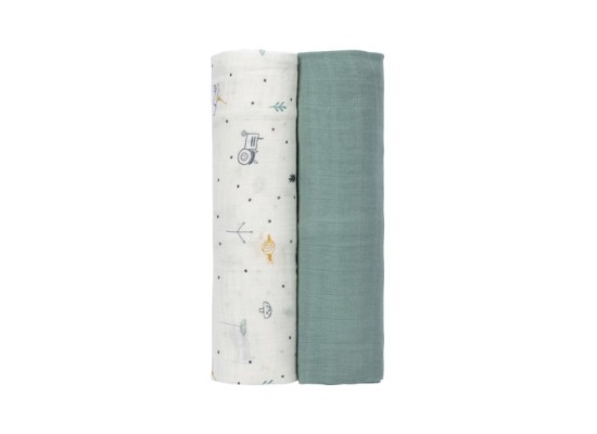 2er-Pack Mullwindeln Heavenly Soft Swaddle XL 120x120 cm