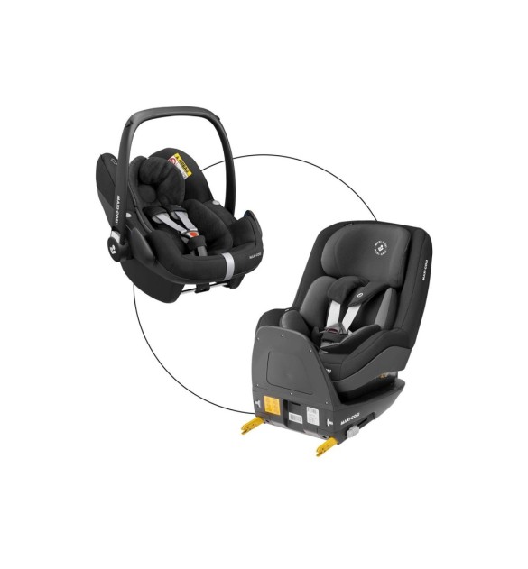 Babyschale Pebble Pro inkl. Kindersitz Pearl 2 Pro und Isofix-Basis FamilyFix 3