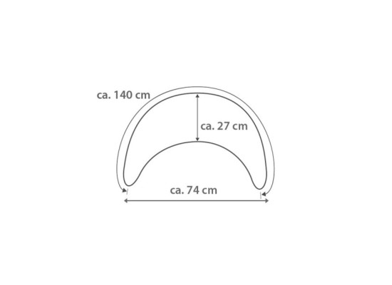 Stillkissen 140 cm