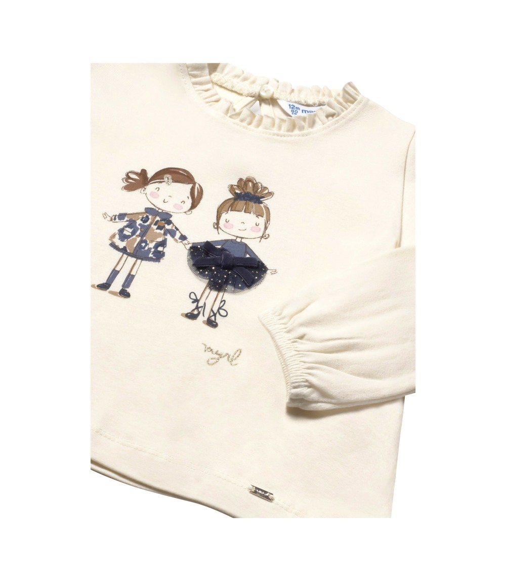 Shirt langarm Mädchen