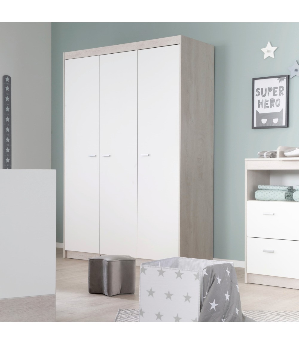 Kleiderschrank 3-türig Julia
