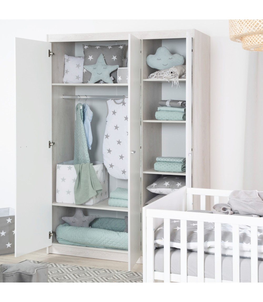 Kleiderschrank 3-türig Julia