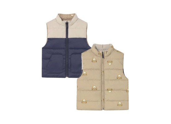 Wende-Steppweste Bären