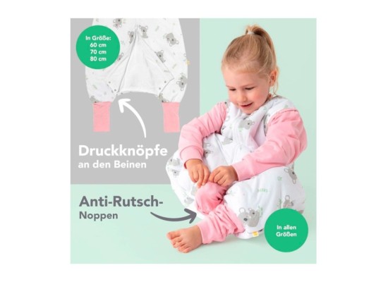 Schlafsack mit Füßen 3.5 Tog