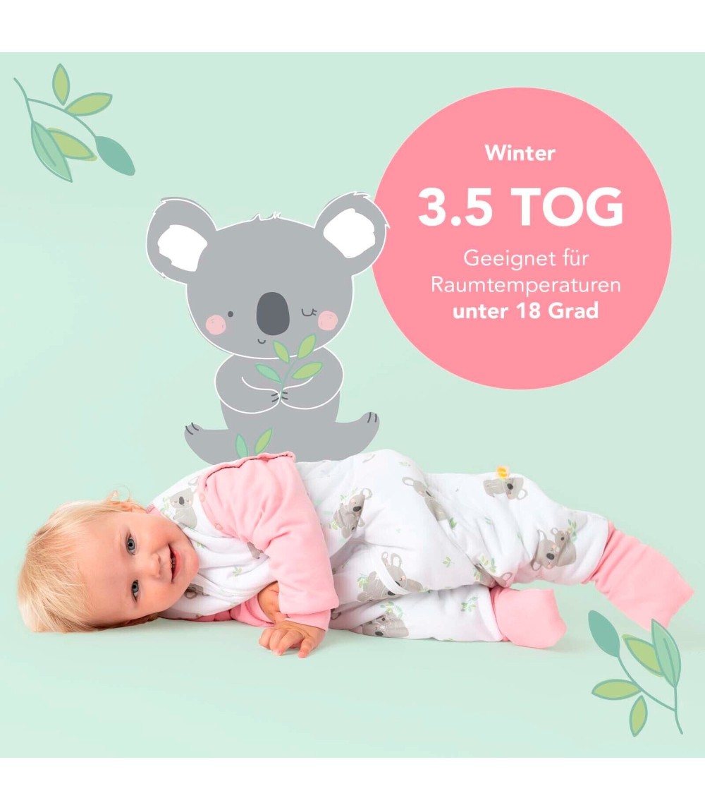 Schlafsack mit Füßen 3.5 Tog